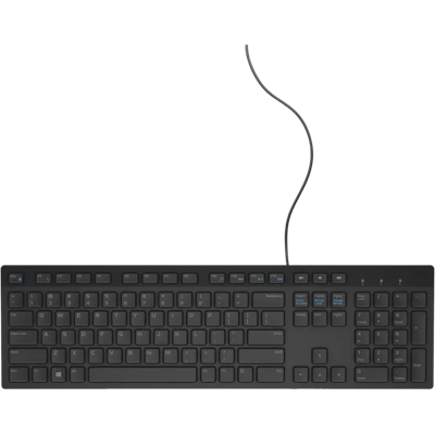 Teclado Dell KB216 QuietKey Teclas Silenciosas QWERTY Teclado Dell KB216 QuietKey Teclas Silenciosas QWERTY