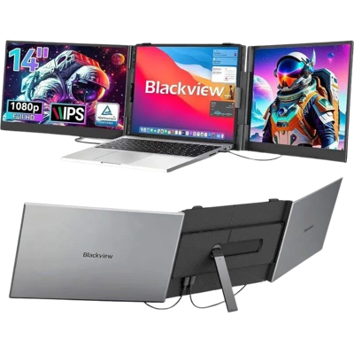 Blackview DCM6 14" FullHD IPS Dual USB-C con soporte Aluminio - Doble Monitor Portátil Blackview DCM6 14" FullHD IPS Dual USB-C con soporte Aluminio - Doble Monitor Portátil