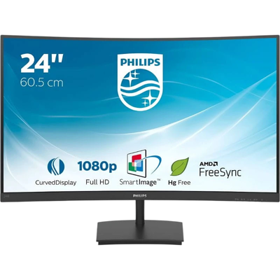 Philips E Line 241E1SC/00 23,6 Full HD 75 Hz AMD FreeSync Negro Philips E Line 241E1SC/00 23,6 Full HD 75 Hz AMD FreeSync Negro