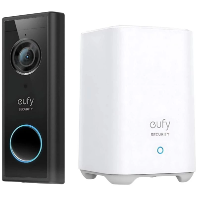 Video Timbre de Seguridad Eufy 2K - Negro, Blanco - Inalámbrico, Batería Video Timbre de Seguridad Eufy 2K - Negro, Blanco - Inalámbrico, Batería