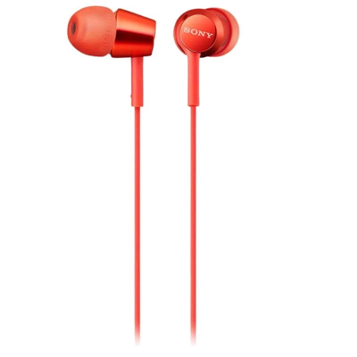 Sony MDR-EX155AP Dinámico Micrófono 9 mm 1,2 metros Rojo Sony MDR-EX155AP Dinámico Micrófono 9 mm 1,2 metros Rojo
