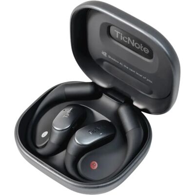 Mobvoi TicNote Pods 4G Negro - Auriculares Open-Ear con Transcripción IA y eSIM Mobvoi TicNote Pods 4G Negro - Auriculares Open-Ear con Transcripción IA y eSIM