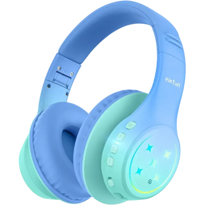 EarFun K4 RGB Bluetooth Verde – Auriculares Infantiles con 90h de Autonomía y Limitación de Volumen EarFun K4 RGB Bluetooth Verde – Auriculares Infantiles con 90h de Autonomía y Limitación de Volumen
