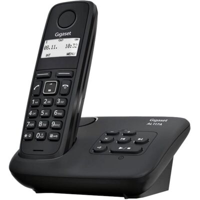 Siemens Gigaset AL117A Teléfono DECT Negro - Teléfono Fijo Siemens Gigaset AL117A Teléfono DECT Negro - Teléfono Fijo