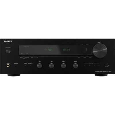 Onkyo TX-8470 - 2x 110W, HDMI 2.1 (4en/1out), Amplificador Estéreo de Red Onkyo TX-8470 - 2x 110W, HDMI 2.1 (4en/1out), Amplificador Estéreo de Red