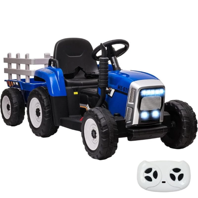 OEM Tractor Ceres con remolque Azul - Coche eléctrico para niños OEM Tractor Ceres con remolque Azul - Coche eléctrico para niños