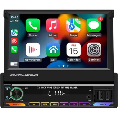OEM Autoradio 1 DIN SWM 9614C 7 pulgadas Bluetooth/Carplay USB Negro OEM Autoradio 1 DIN SWM 9614C 7 pulgadas Bluetooth/Carplay USB Negro