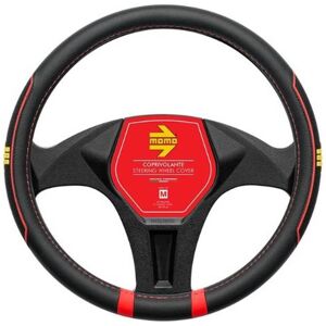 Momo Cubrevolante Fast negro rojo Momo Cubrevolante Fast negro rojo
