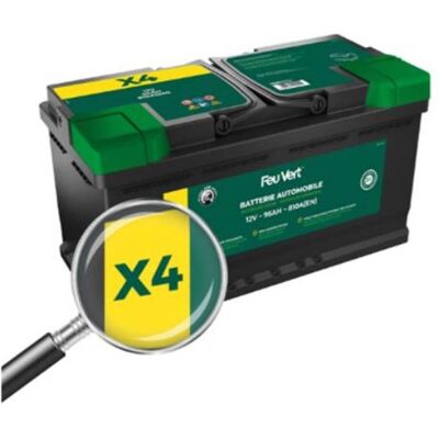 Batería de coche Feu Vert Start Stop AGM X4 95Ah 810A Batería de coche Feu Vert Start Stop AGM X4 95Ah 810A