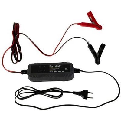 Feu Vert Cargador de batería 12V - 1A Feu Vert Cargador de batería 12V - 1A