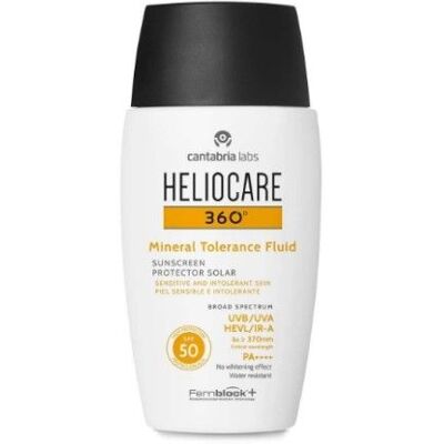Heliocare 360º Mineral Tolerance Fluid Spf50+ 50ml Heliocare 360º Mineral Tolerance Fluid Spf50+ 50ml
