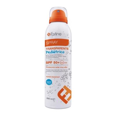 Farline Spray Transparente Pediátrico 50+ 200ml Farline Spray Transparente Pediátrico 50+ 200ml