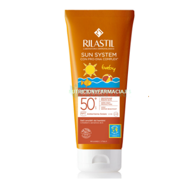 Rilastil Sun System Bebé SPF 50+ Protector Solar Sedoso - Protector Solar Rilastil Sun System Bebé SPF 50+ Protector Solar Sedoso - Protector Solar