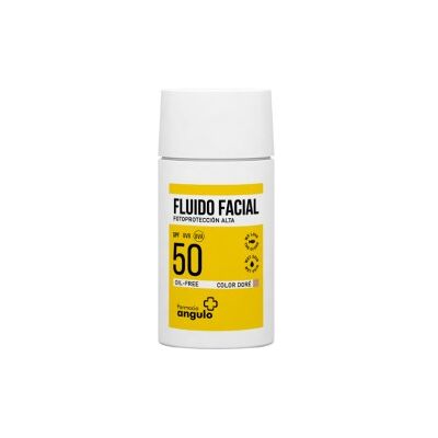 Angulo Solares Angulo Fluido Facial Solar SPF50 Doré 50 ml Angulo Solares Angulo Fluido Facial Solar SPF50 Doré 50 ml