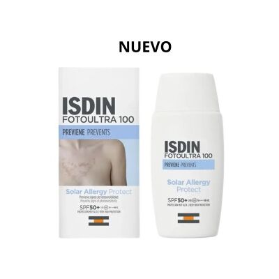 Isdin Photo Ultra Solar Allergy Fusion Fluid SPF50+ - Protector solar Isdin Photo Ultra Solar Allergy Fusion Fluid SPF50+ - Protector solar
