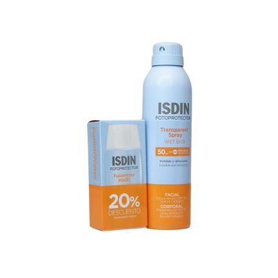 Isdin Fotoprotección Pack Transparent Spray 250 ml + Fusion Water 50 ml Isdin Fotoprotección Pack Transparent Spray 250 ml + Fusion Water 50 ml