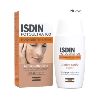 Isdin Active Unify Color SPF 50+ Protector Solar Tinte - Regulador de Melanina Isdin Active Unify Color SPF 50+ Protector Solar Tinte - Regulador de Melanina