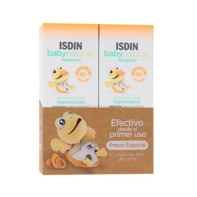 Lorca Isdin Baby Naturals Crema para pañal - Pomada para dermatitis del pañal Lorca Isdin Baby Naturals Crema para pañal - Pomada para dermatitis del pañal