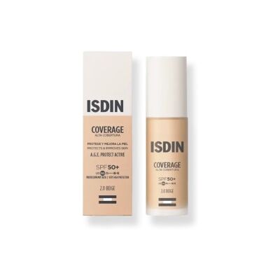ISDIN FOTOPROTECCIÓN Isdin Coverage SPF50+ 2.0 Beige 30g ISDIN FOTOPROTECCIÓN Isdin Coverage SPF50+ 2.0 Beige 30g