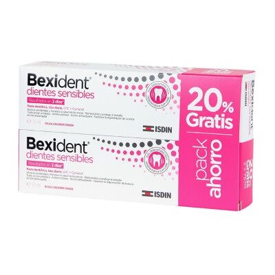 Pasta de dientes sensible Isdin Bexident - 2 x 75ml Pasta de dientes sensible Isdin Bexident - 2 x 75ml