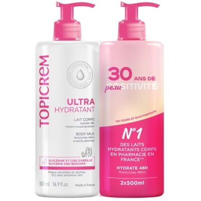 Topicrem Leche Corporal Ultra hidratante Pack 2 x 500 ml Topicrem Leche Corporal Ultra hidratante Pack 2 x 500 ml