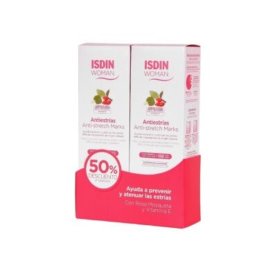 Isdin Woman Crema Antiestrías Duplo 2 x 250ml Isdin Woman Crema Antiestrías Duplo 2 x 250ml