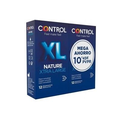 Control Nature Extra Grande 12 + 12 preservativos Control Nature Extra Grande 12 + 12 preservativos