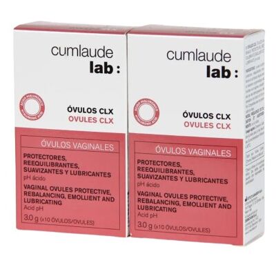 Cumlaude Duplo CLX 2x10 óvulos vaginales Cumlaude Duplo CLX 2x10 óvulos vaginales