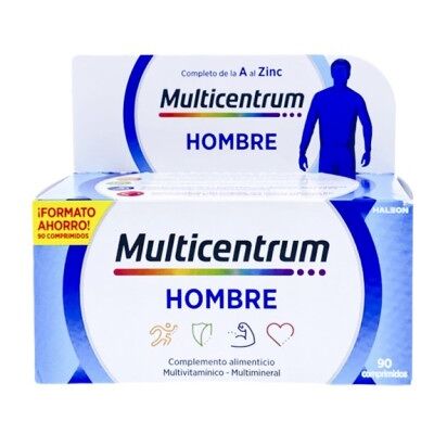 Multicentrum Hombre 90 Comprimidos - Suplemento Multivitamínico Multicentrum Hombre 90 Comprimidos - Suplemento Multivitamínico