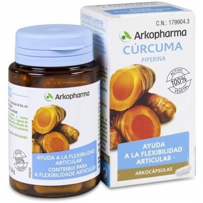Arkopharma Arkocápsulas Cúrcuma Piperina Bio 40 cápsulas - Suplemento alimenticio Arkopharma Arkocápsulas Cúrcuma Piperina Bio 40 cápsulas - Suplemento alimenticio