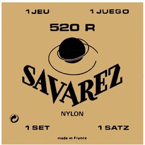 Savarez Jogo de Cordas Nylon Guitarra Clássica 520R Savarez Jogo de Cordas Nylon Guitarra Clássica 520R