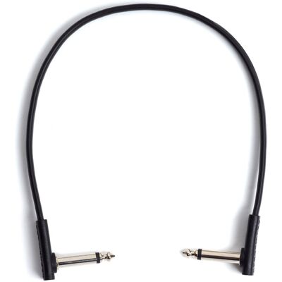 Rockboard Flat Patch Cable Black 30 cm Rockboard Flat Patch Cable Black 30 cm