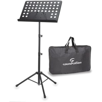 Atril perforado Soundsation con bolsa OMS-430 BK Atril perforado Soundsation con bolsa OMS-430 BK