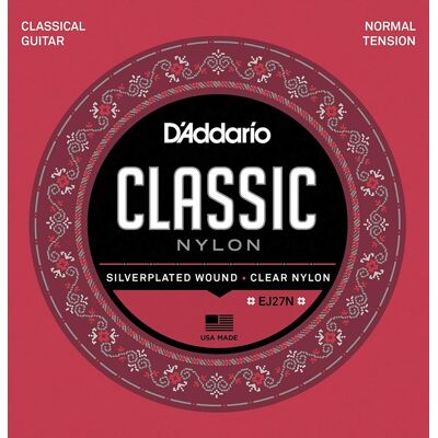 D´Addario Jogo de Cordas Nylon Guitarra Clássica EJ27N D´Addario Jogo de Cordas Nylon Guitarra Clássica EJ27N