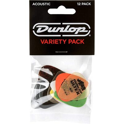 Dunlop PVP112 Acoustic Pick Variety 12er-Set Dunlop PVP112 Acoustic Pick Variety 12er-Set
