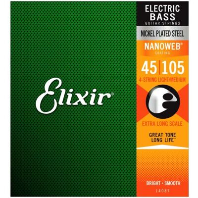 Elixir 14087 Nanoweb XL Extra longscale Medium Elixir 14087 Nanoweb XL Extra longscale Medium