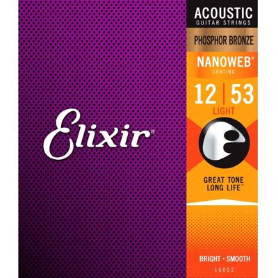 Elixir Nanoweb Light Phosphor Bronze Elixir Nanoweb Light Phosphor Bronze