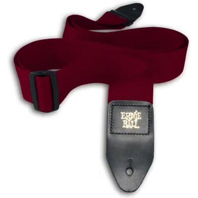 Ernie Ball Correia Polypro Para Guitarra/baixo Burgundy Ernie Ball Correia Polypro Para Guitarra/baixo Burgundy