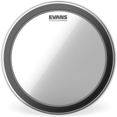 Evans 22" EMAD2 Clear Bass Drum Evans 22" EMAD2 Clear Bass Drum