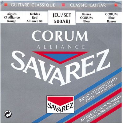 Savarez Jogo de Cordas Guitarra Clássica 500ARJ Corum Savarez Jogo de Cordas Guitarra Clássica 500ARJ Corum