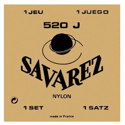 Savarez Jogo de Cordas Nylon Guitarra Clássica 520J Savarez Jogo de Cordas Nylon Guitarra Clássica 520J