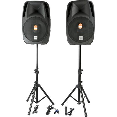 VSOUND Altavoces Activo+Passivo 12" 2X400W USB/BT/SD MICRO VSOUND Altavoces Activo+Passivo 12" 2X400W USB/BT/SD MICRO