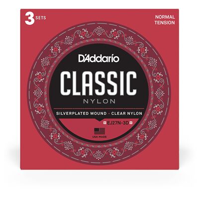 D´Addario Daddario EJ27N-3D Nylon 3 Pack D´Addario Daddario EJ27N-3D Nylon 3 Pack