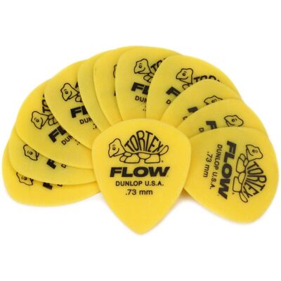 Dunlop 558P-073 Tortex Flow Standard 0.73mm 12 pack Dunlop 558P-073 Tortex Flow Standard 0.73mm 12 pack