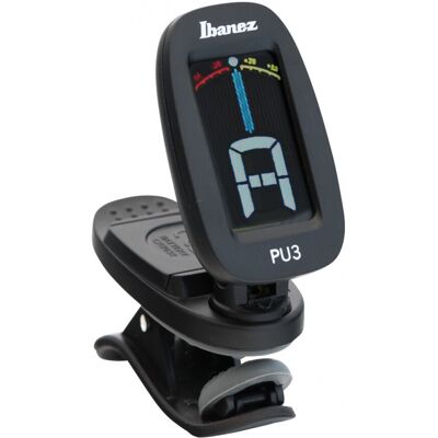 Ibanez PU3-BK Chromatic Clip Tuner Ibanez PU3-BK Chromatic Clip Tuner