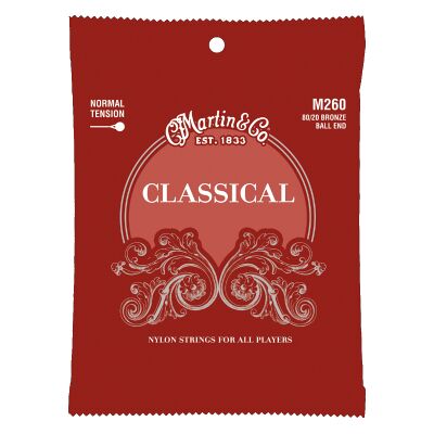 Martin Classical Clear & Silver (Ball End) Tensio Normal 28-43 Martin Classical Clear & Silver (Ball End) Tensio Normal 28-43