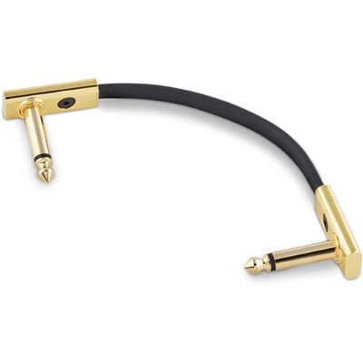 Rockboard Flat Patch Cable Gold 10 cm Rockboard Flat Patch Cable Gold 10 cm