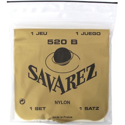 Savarez Jogo de Cordas Guitarra Clássica 520B Savarez Jogo de Cordas Guitarra Clássica 520B