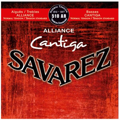 Savarez Jogo de Cordas para Guitarra Clássica 510AR Cantiga Savarez Jogo de Cordas para Guitarra Clássica 510AR Cantiga