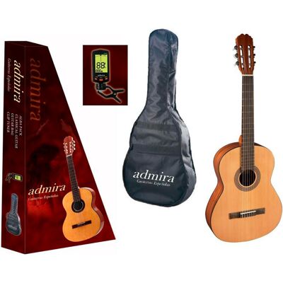 Admira Pack de Guitarra Clássica 3/4 Natural Admira Pack de Guitarra Clássica 3/4 Natural